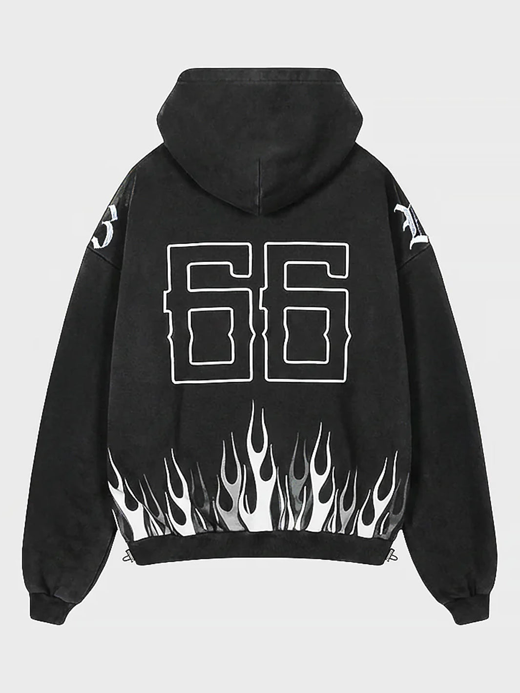 BONES CLUB HOODIE - WASHED BLACK