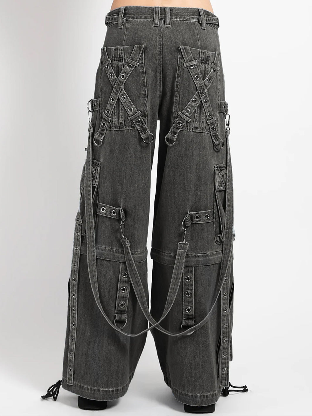 X-STRAP PANT - BLACK LIGHT DENIM