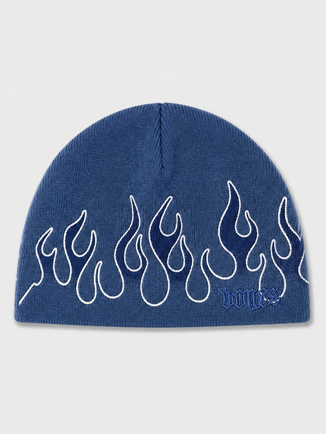 BURNER SKULL BEANIE - WASHED BLUE