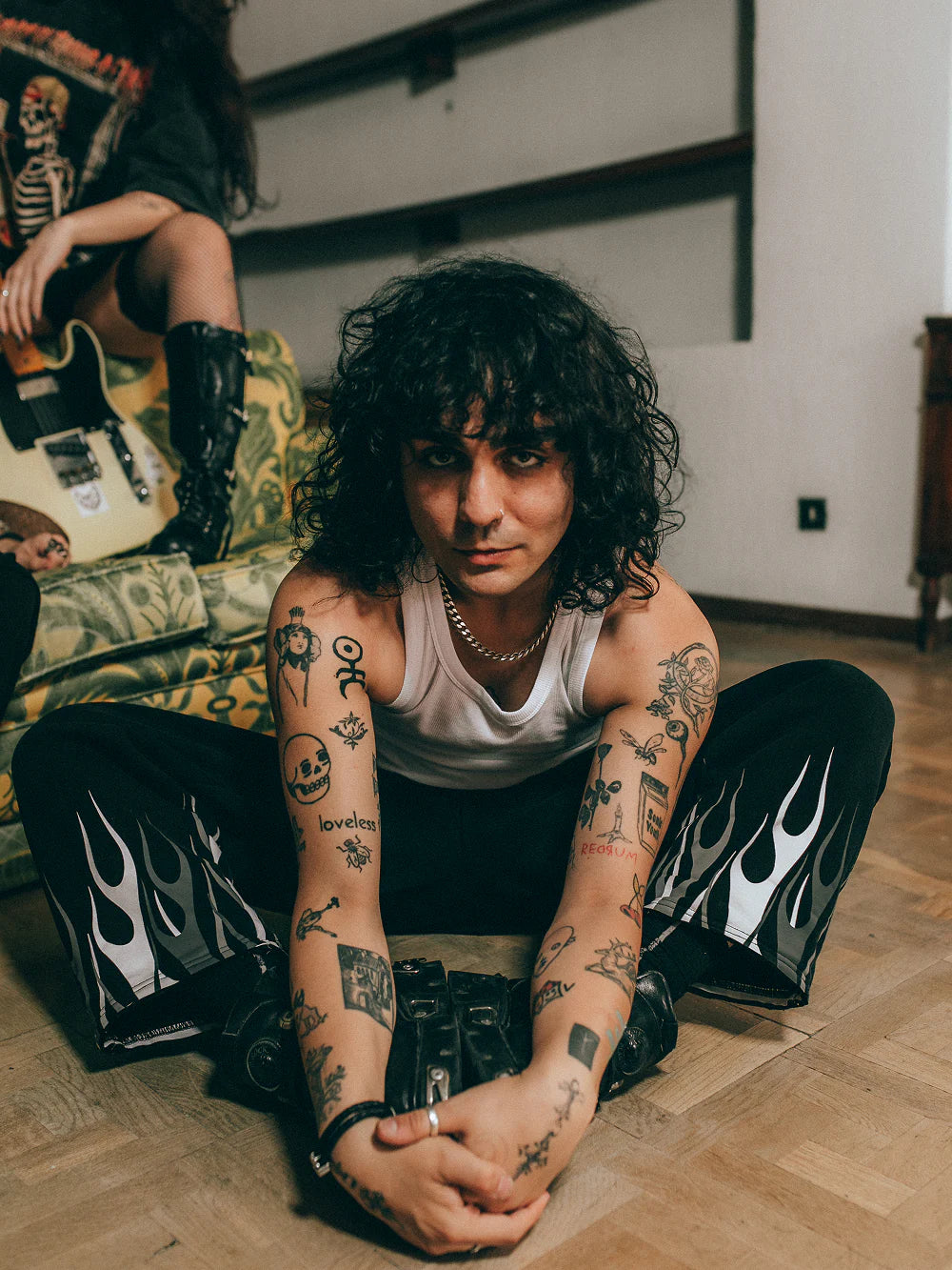 BONES BURNER PANTS - WASHED BLACK