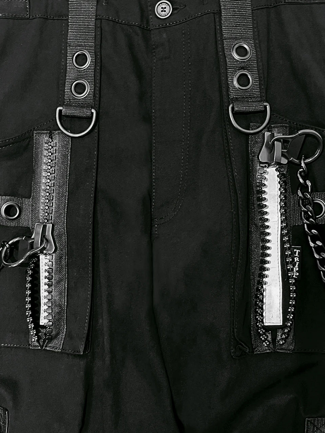 METALLIC BIOTECH PANT - BLACK/SILVER