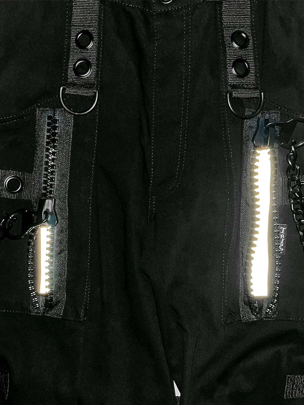 METALLIC BIOTECH PANT - BLACK/SILVER