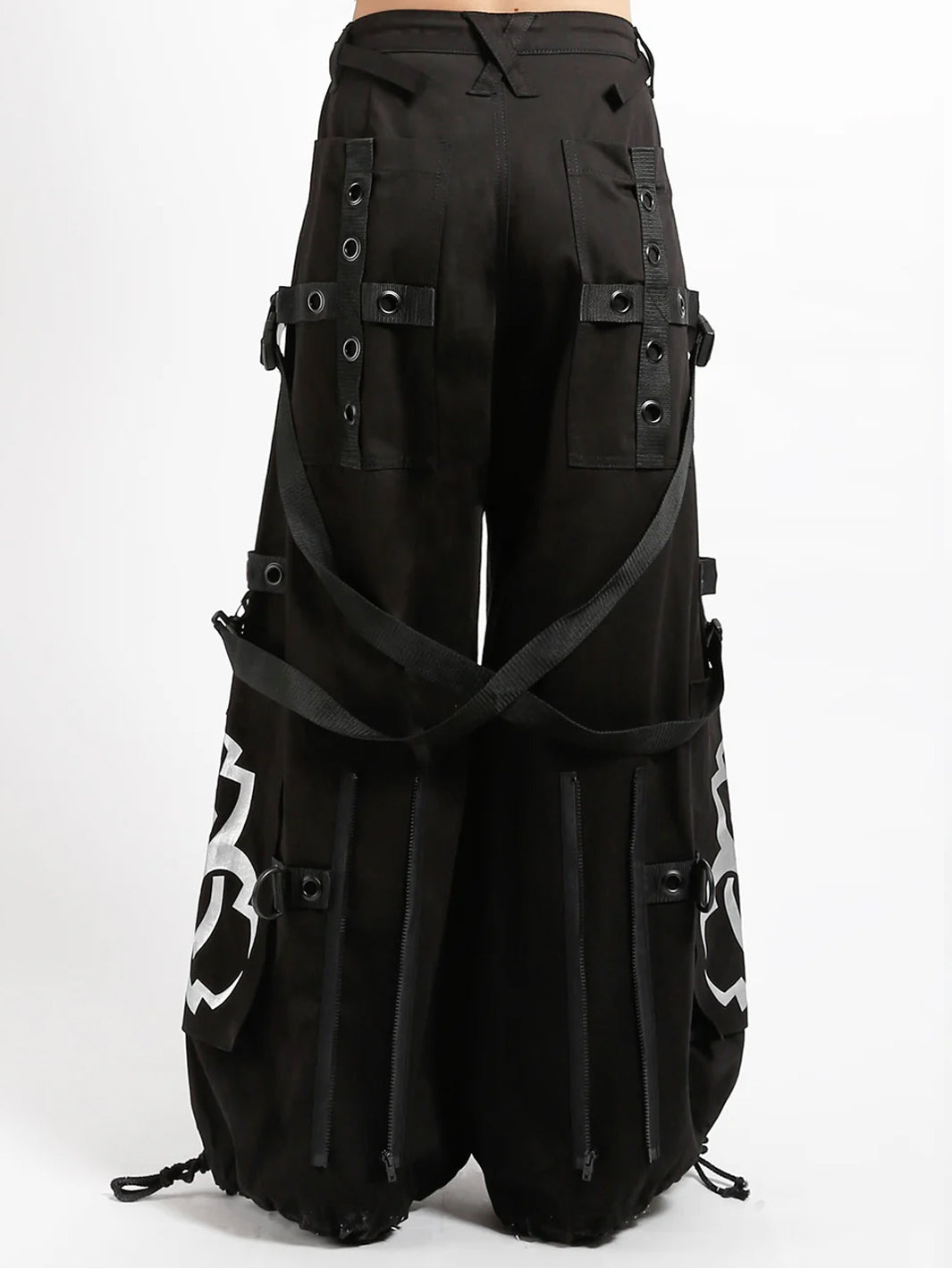 METALLIC BIOTECH PANT - BLACK/SILVER