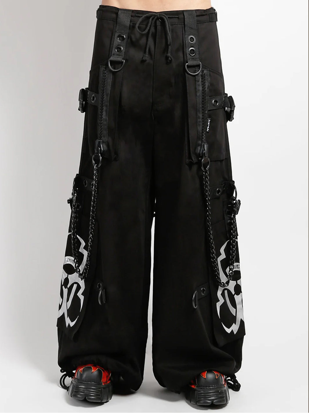 METALLIC BIOTECH PANT - BLACK/SILVER