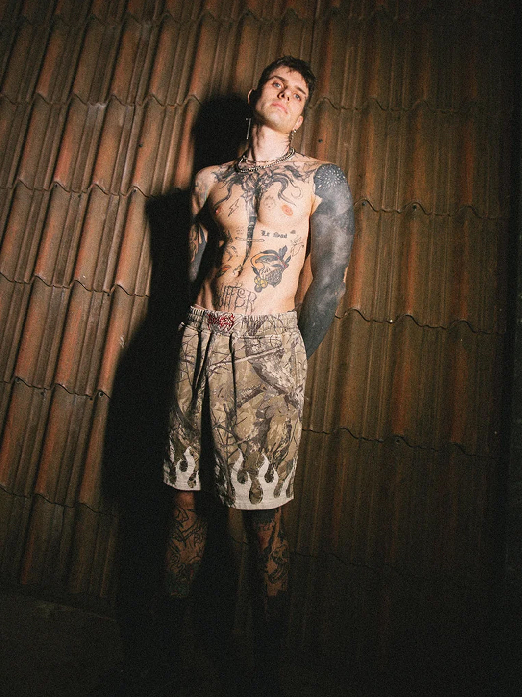 BURNER JERSEY SHORTS - BARBED CAMO