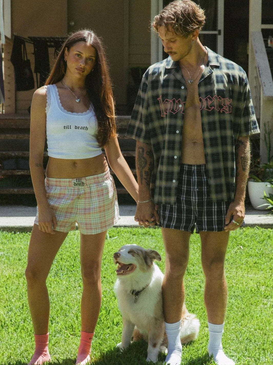 TILL DEATH BOXER SHORTS - CHECK