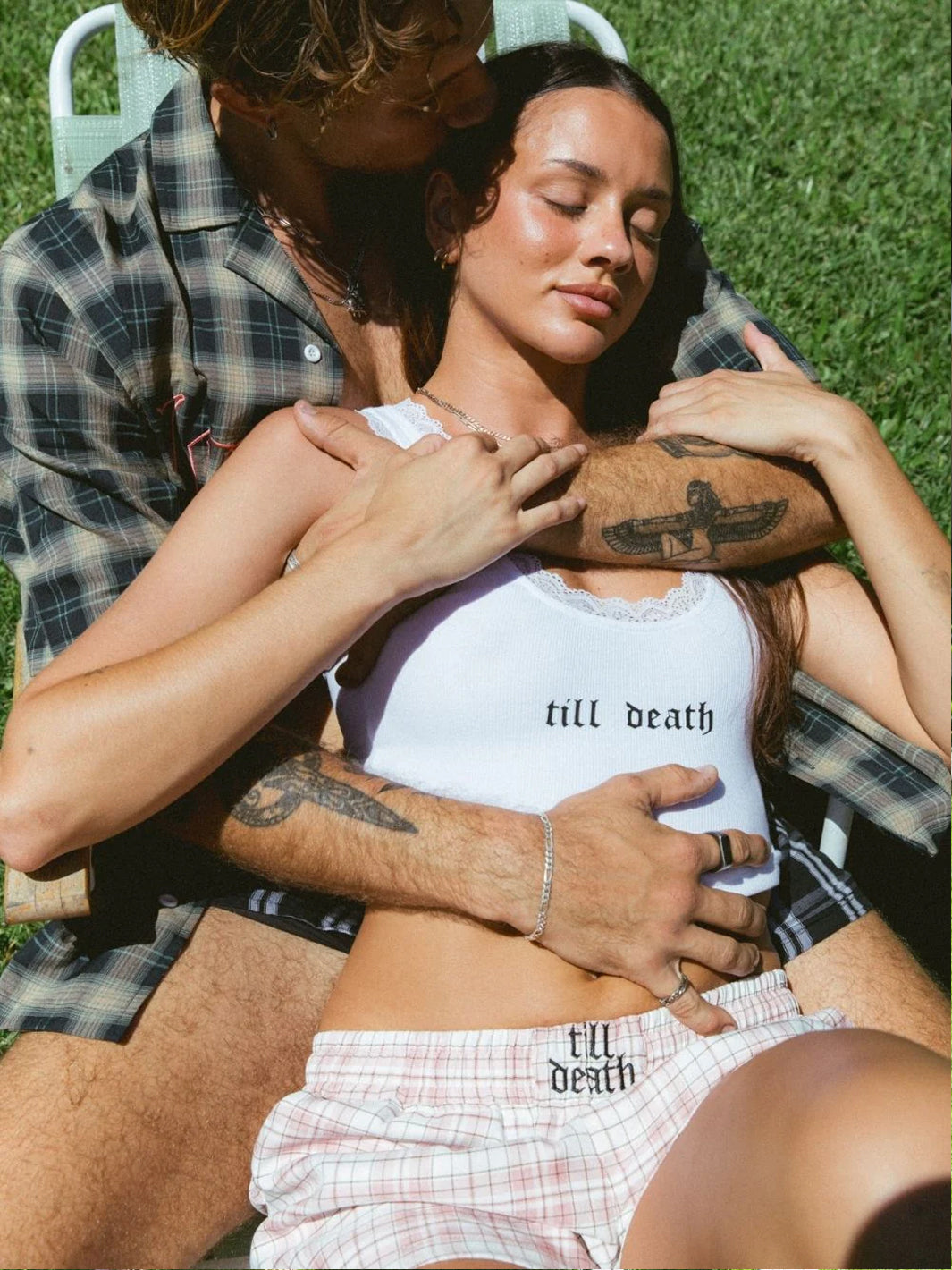 TILL DEATH BOXER SHORTS - CHECK