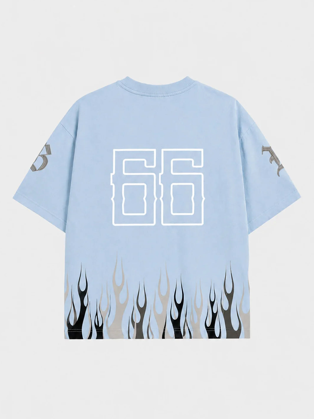 BURNER BOXY TEE - SKY BLUE