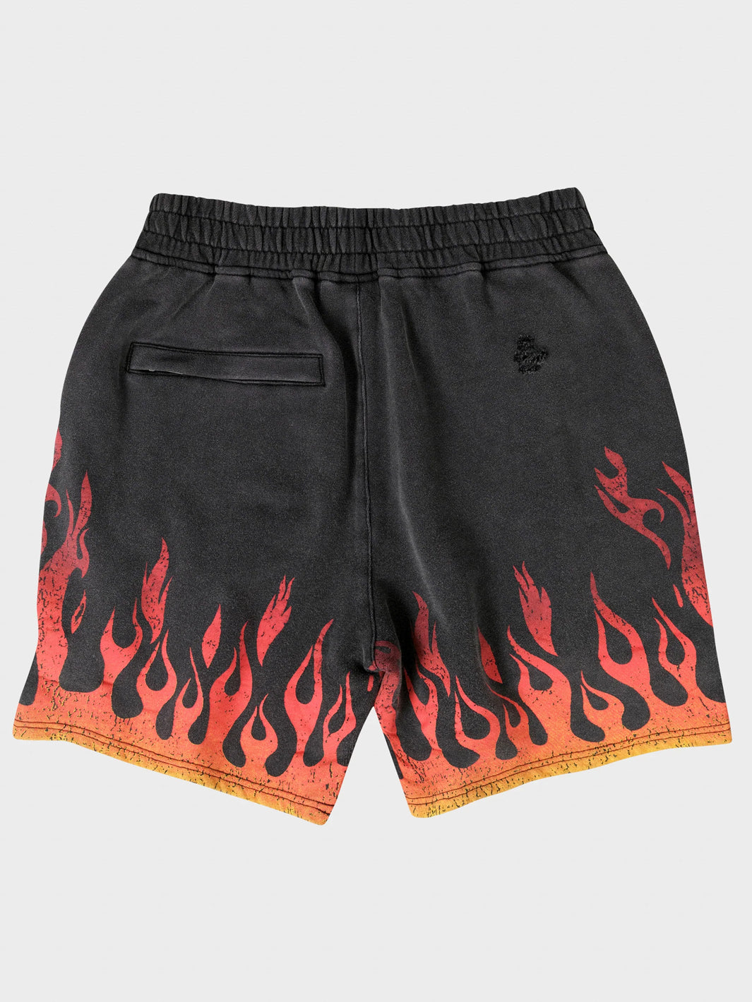 BURNER JERSEY SHORTS - FLAME/WASHED BLACK