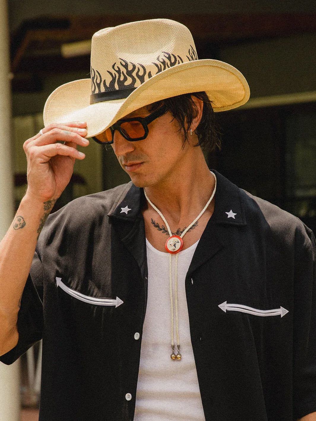 BURNER STRAW COWBOY HAT