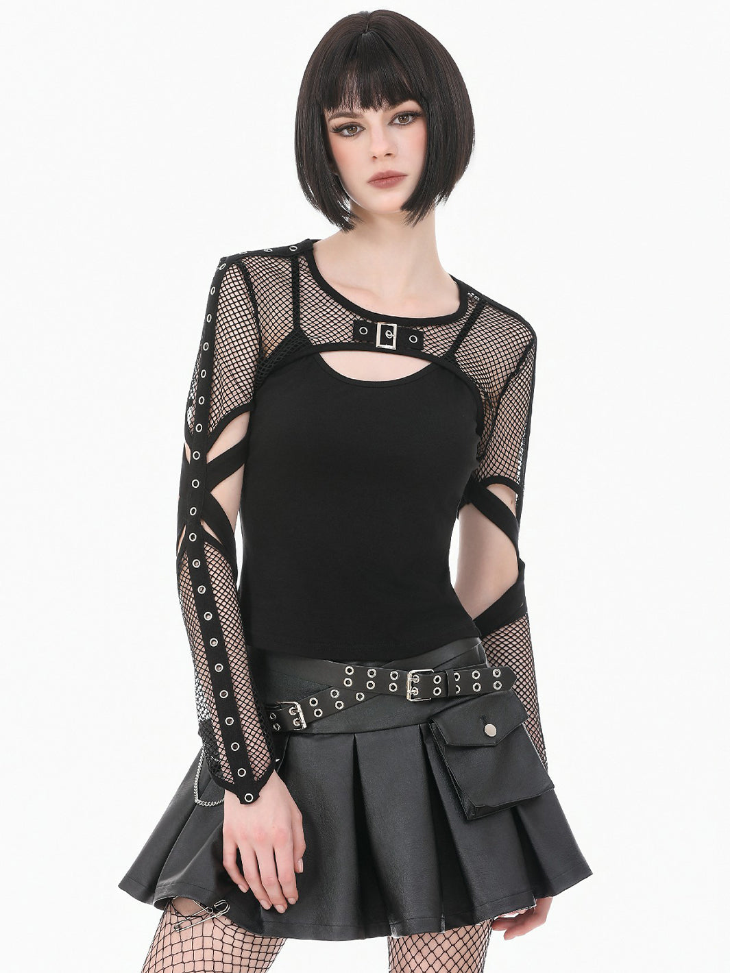 VECTOR MESH SHRUG