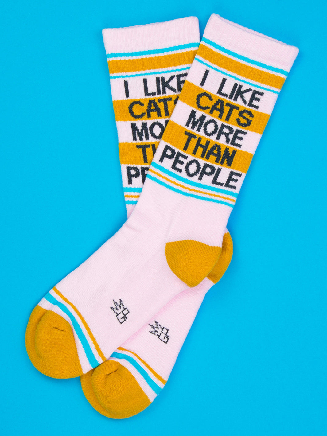 I LIKE CATS MORE THAN PEOPLE SOCKS