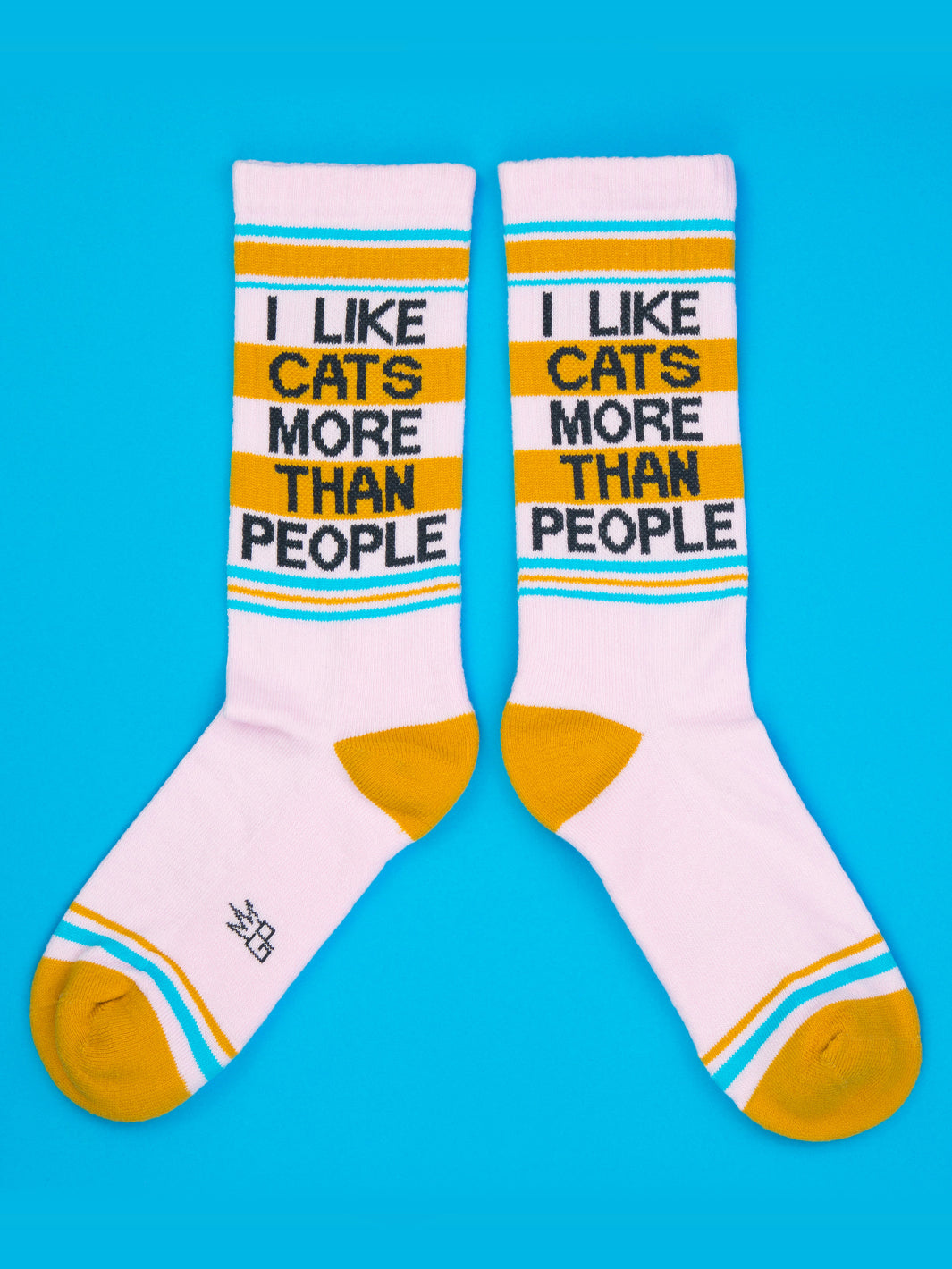 I LIKE CATS MORE THAN PEOPLE SOCKS