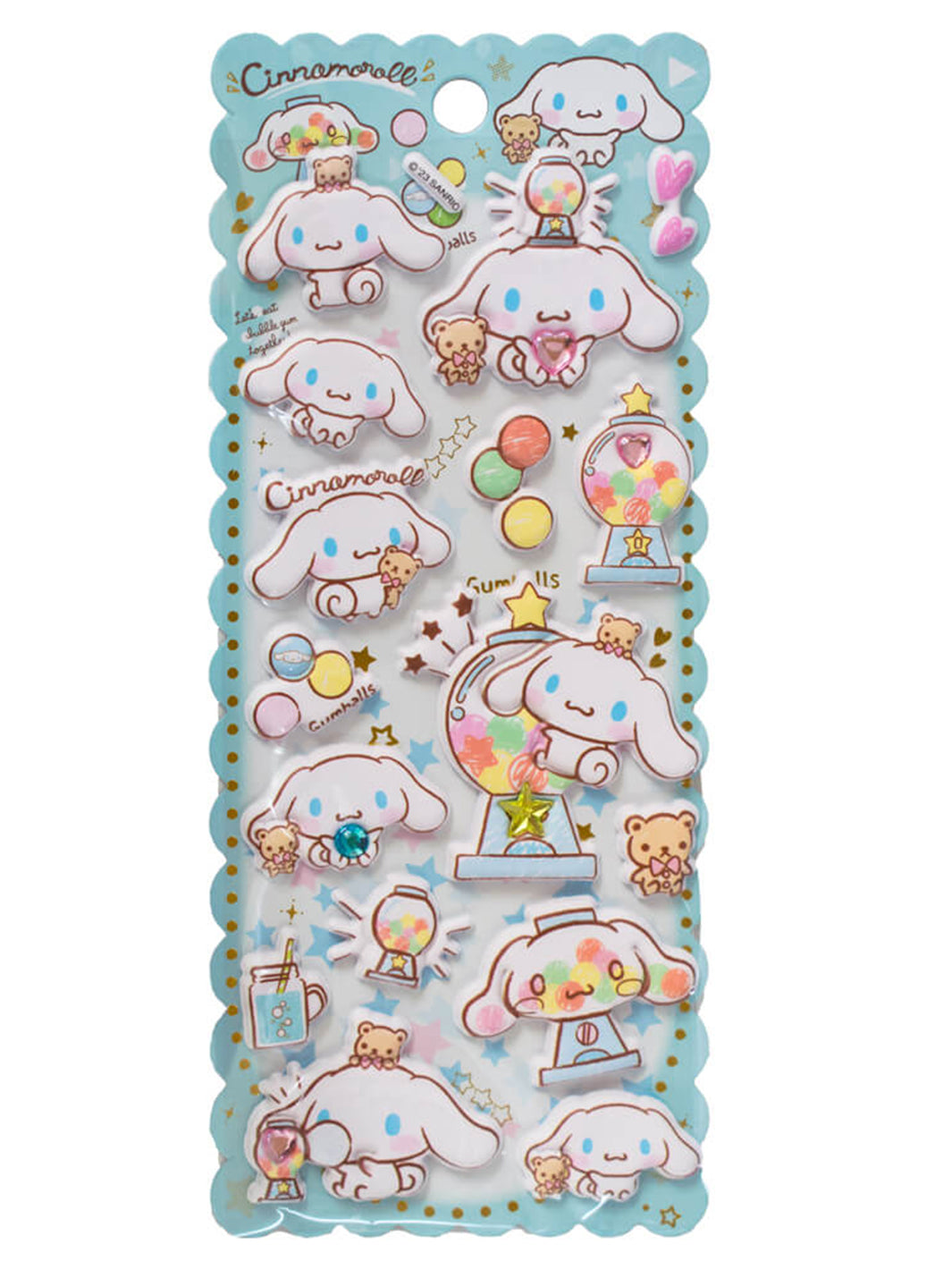 CINNAMOROLL PUFFY STICKERS