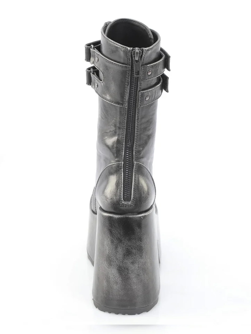 DEMONIA CAMEL-250 - BLACK/SILVER VEGAN LEATHER ✰ PRE ORDER ✰