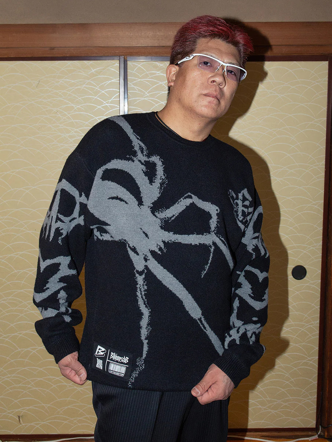 BONES CRAWLER KNIT - BLACK