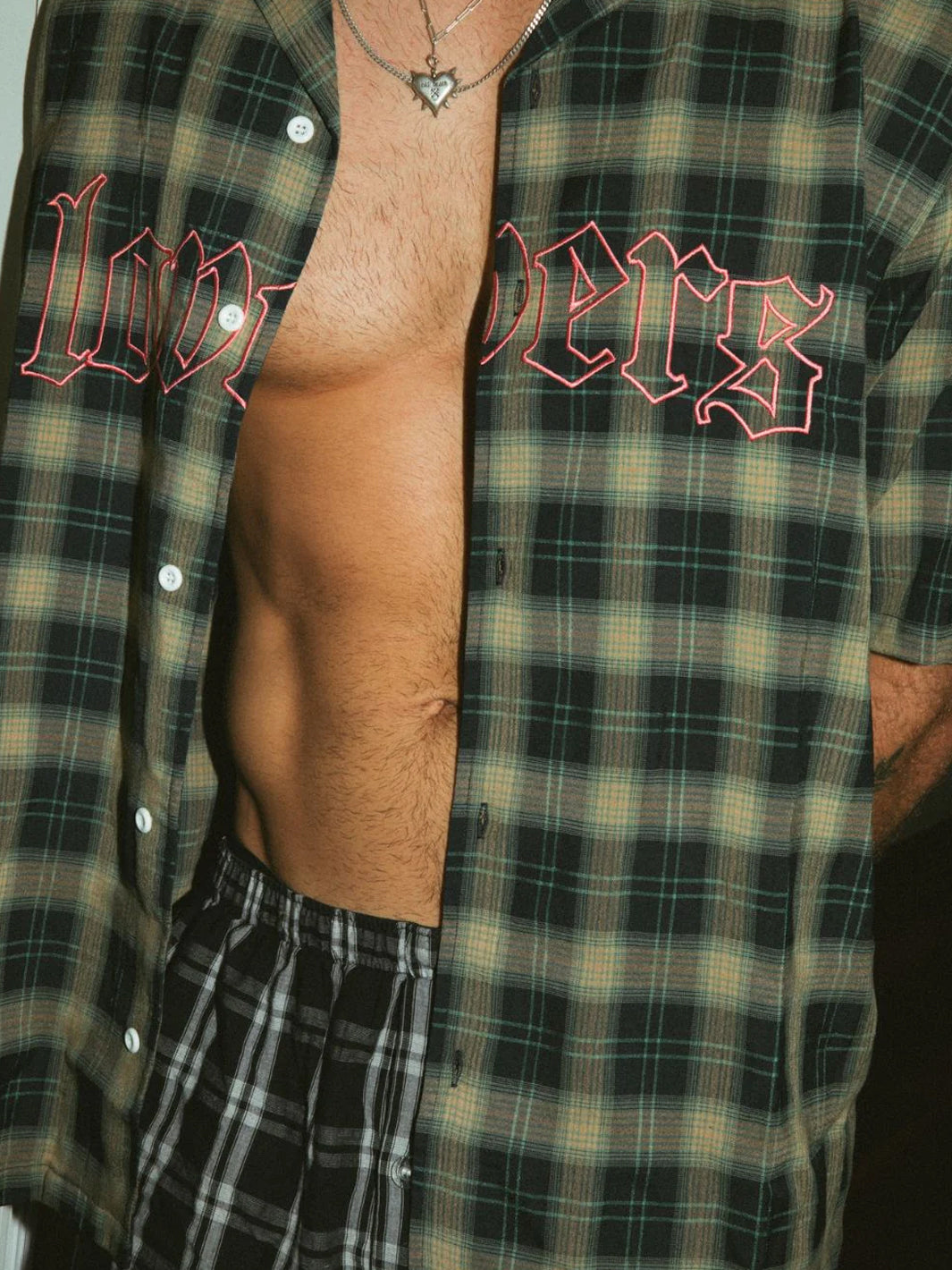 LOVERS STEEZE CHECK BOWLO - OLIVE