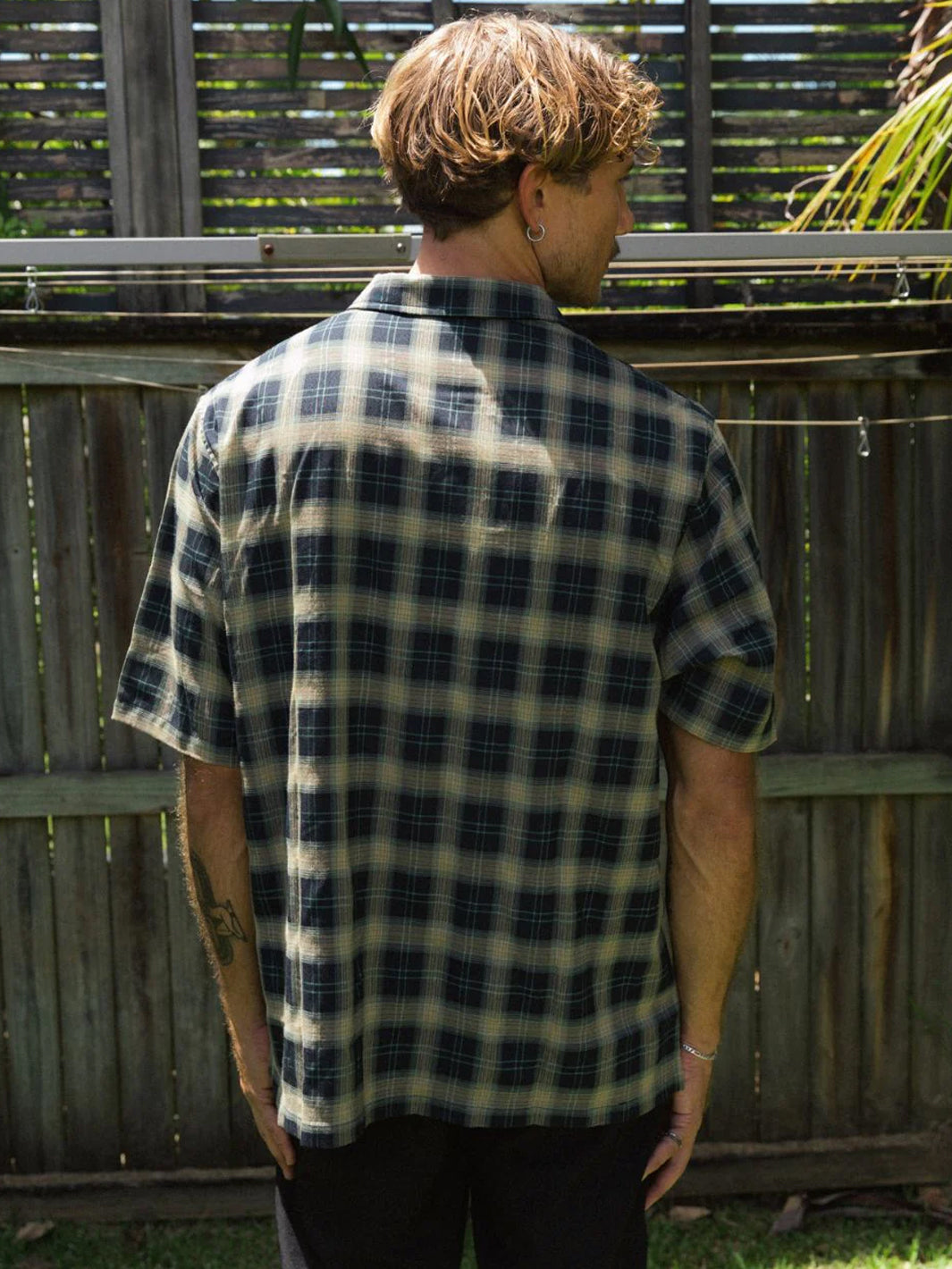 LOVERS STEEZE CHECK BOWLO - OLIVE