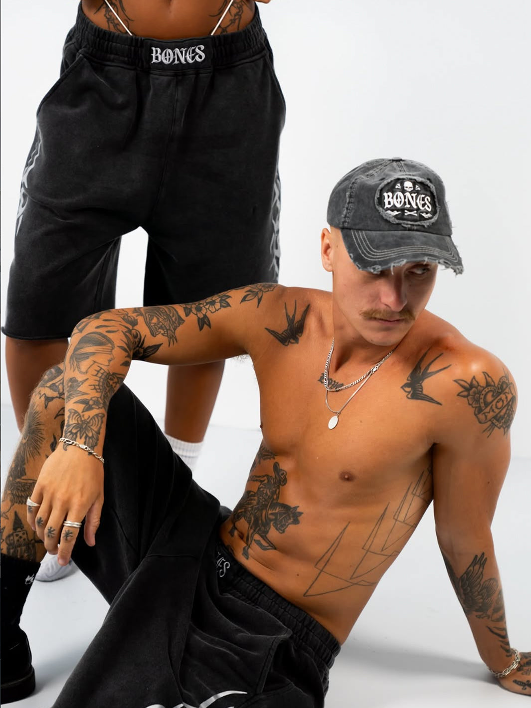CYBER BAGGY JERSEY SHORTS - VINTAGE BLACK
