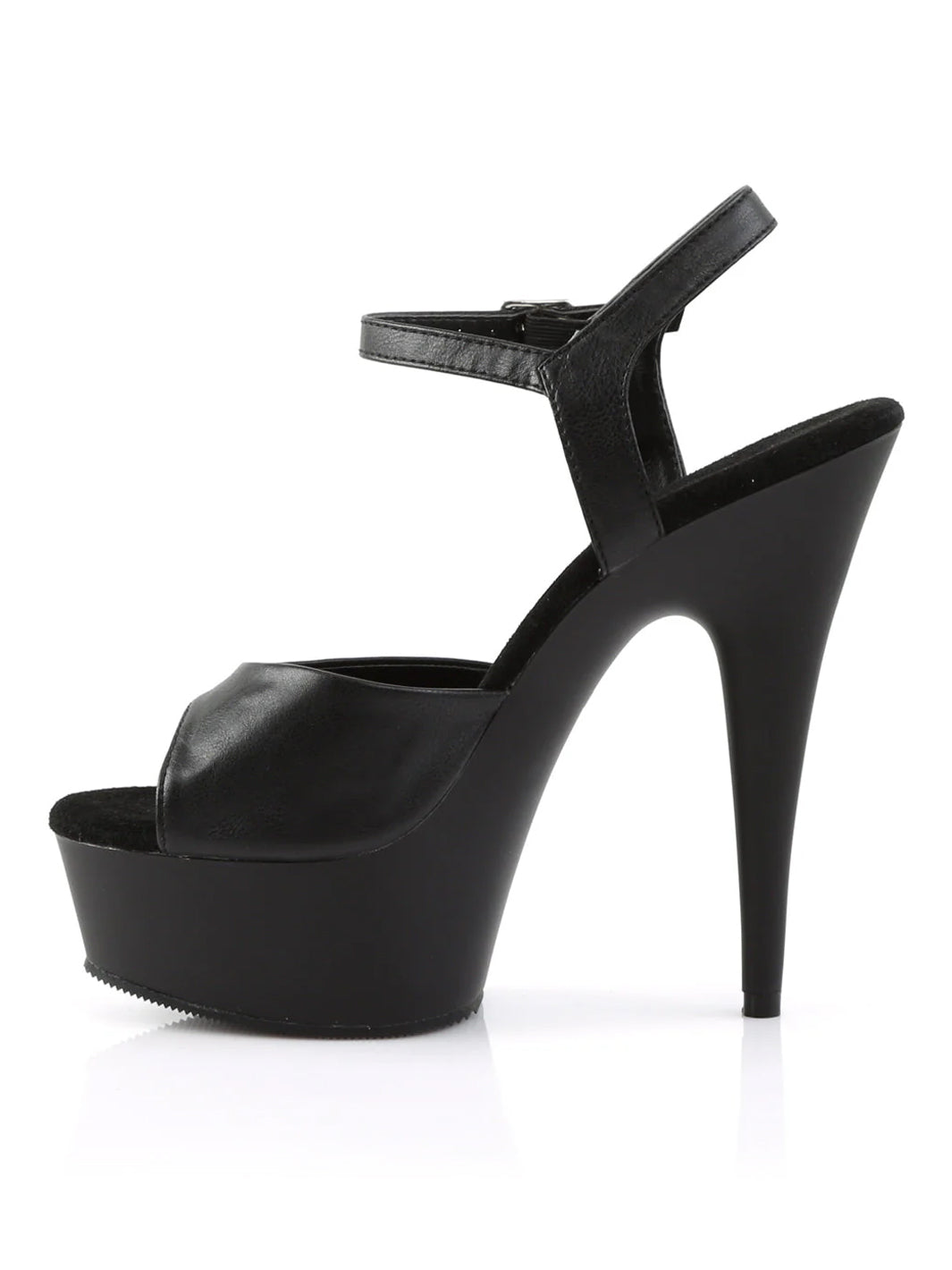 DELIGHT-609 - BLACK VEGAN LEATHER ✰ PRE ORDER ✰