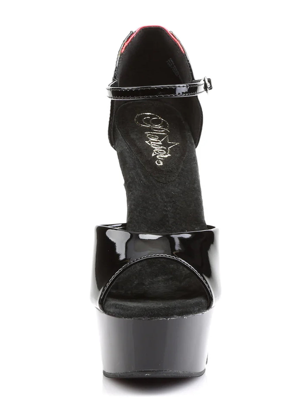 DELIGHT-660FH - BLACK PATENT/RED