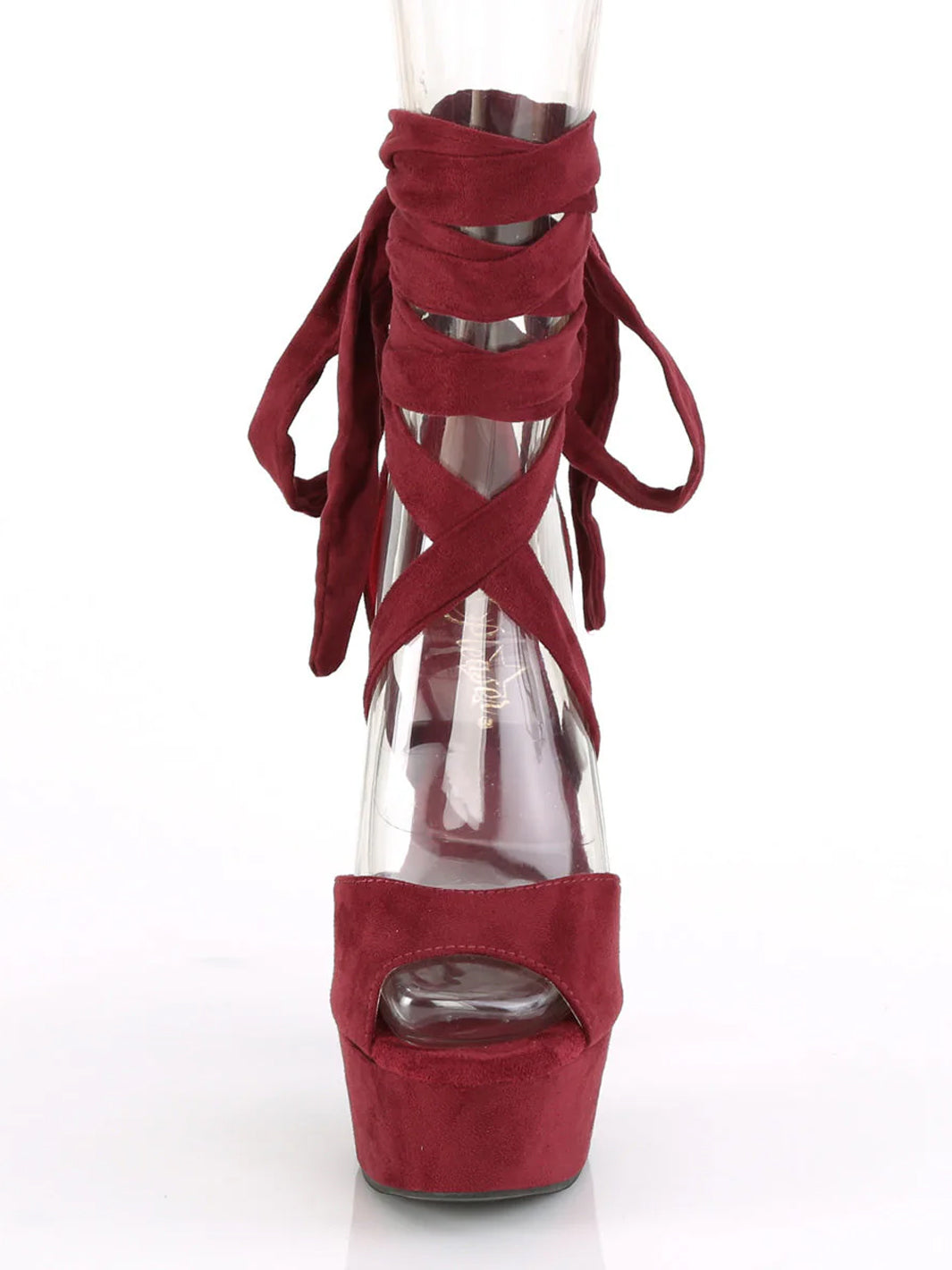 DELIGHT-679 - BURGUNDY FAUX SUEDE ✰ PRE ORDER ✰