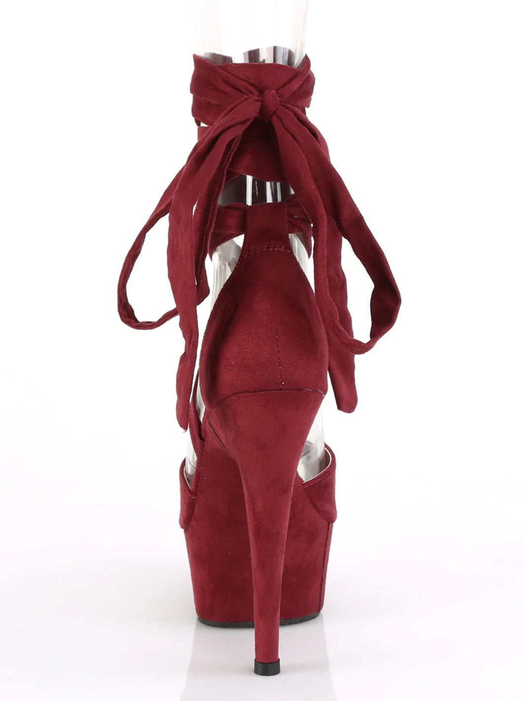 DELIGHT-679 - BURGUNDY FAUX SUEDE ✰ PRE ORDER ✰