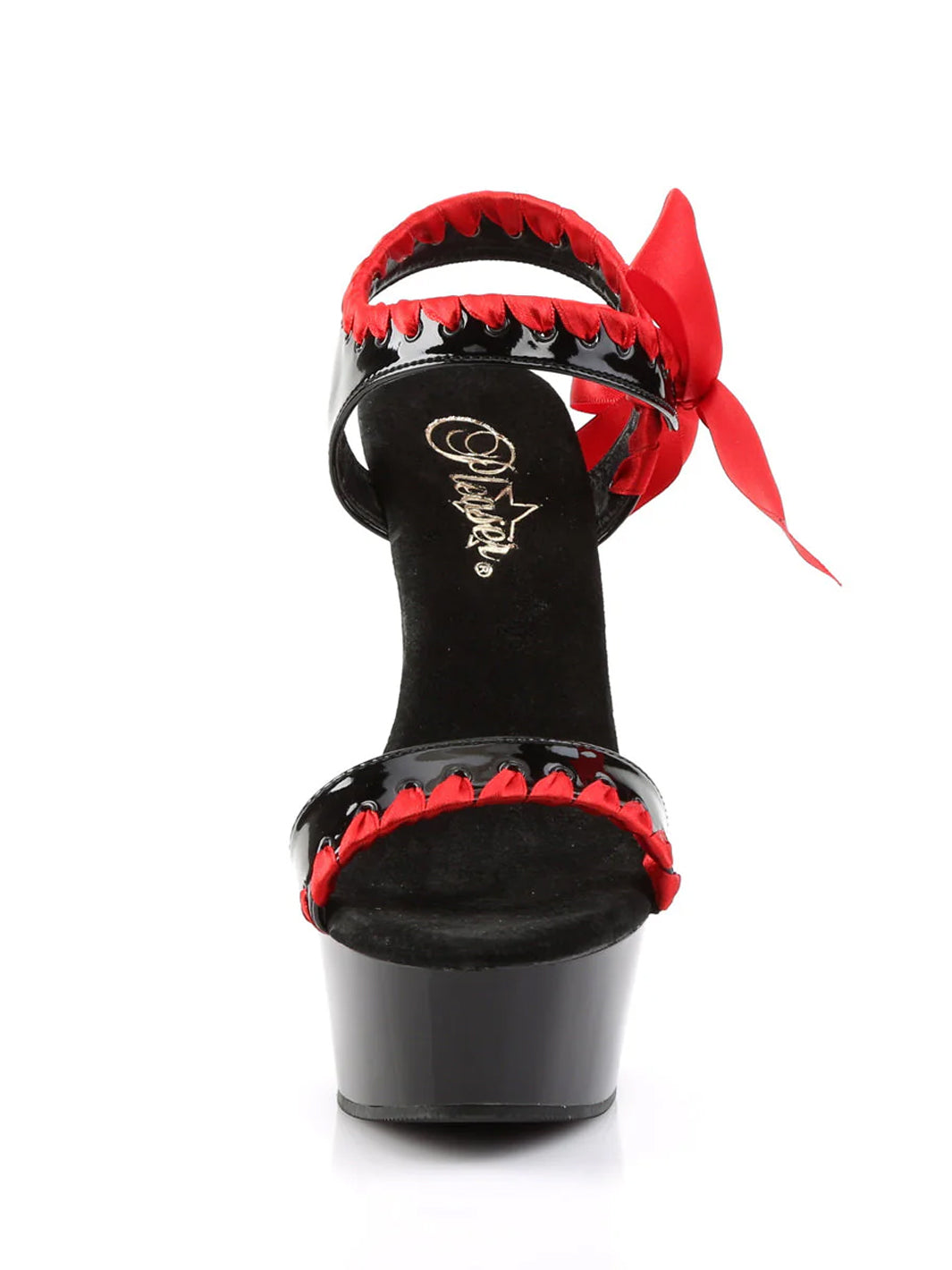 DELIGHT-615 - BLACK PATENT/RED ✰ PRE ORDER ✰