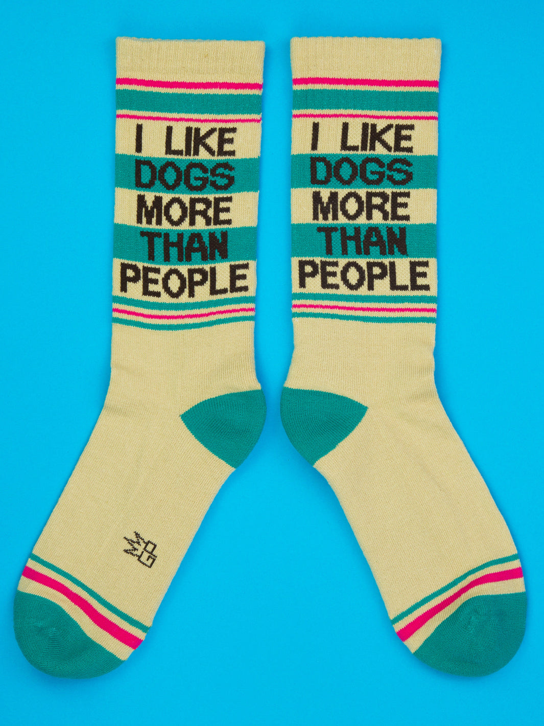 I LIKE DOGS MORE THAN PEOPLE SOCKS