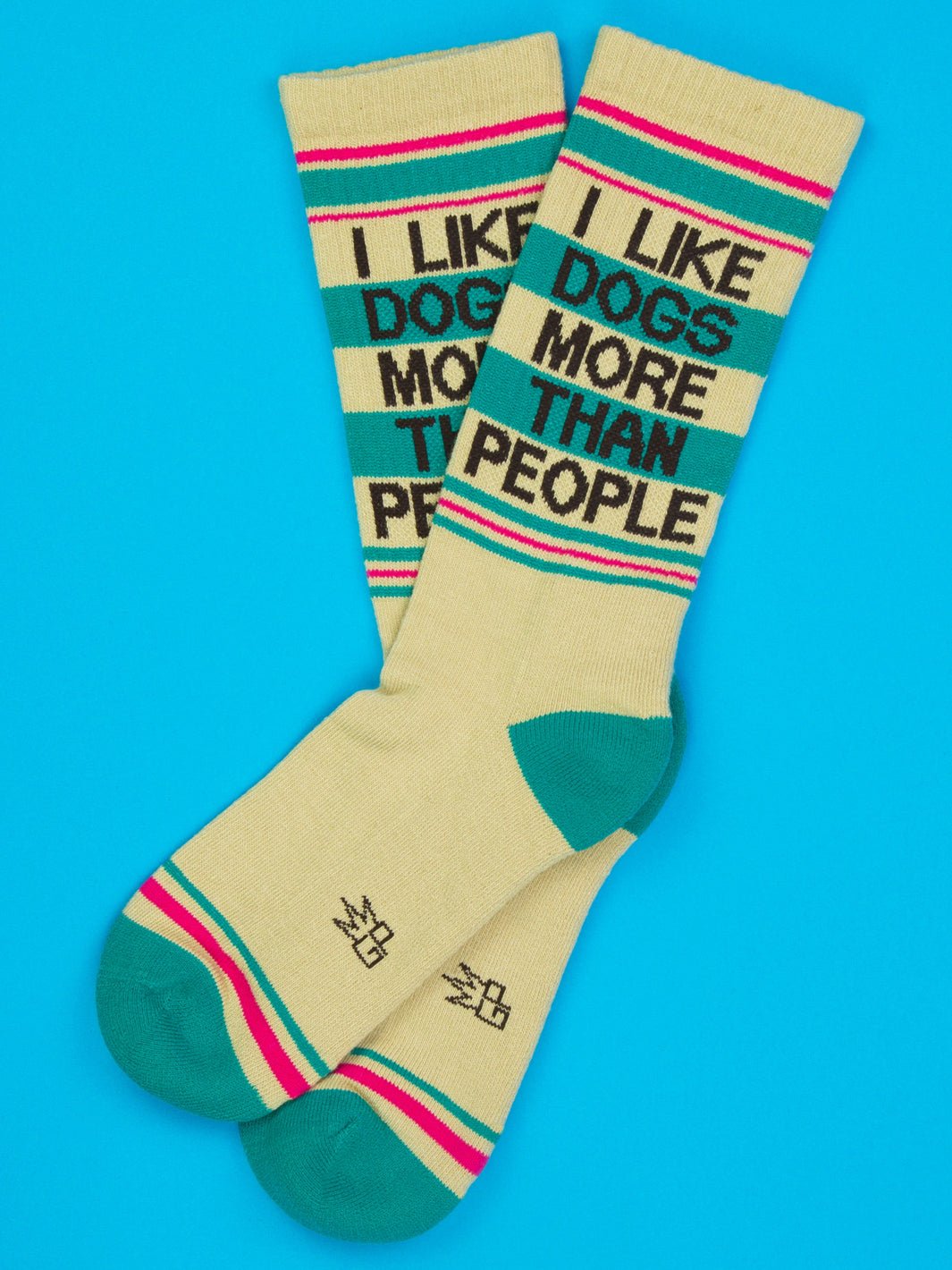 I LIKE DOGS MORE THAN PEOPLE SOCKS