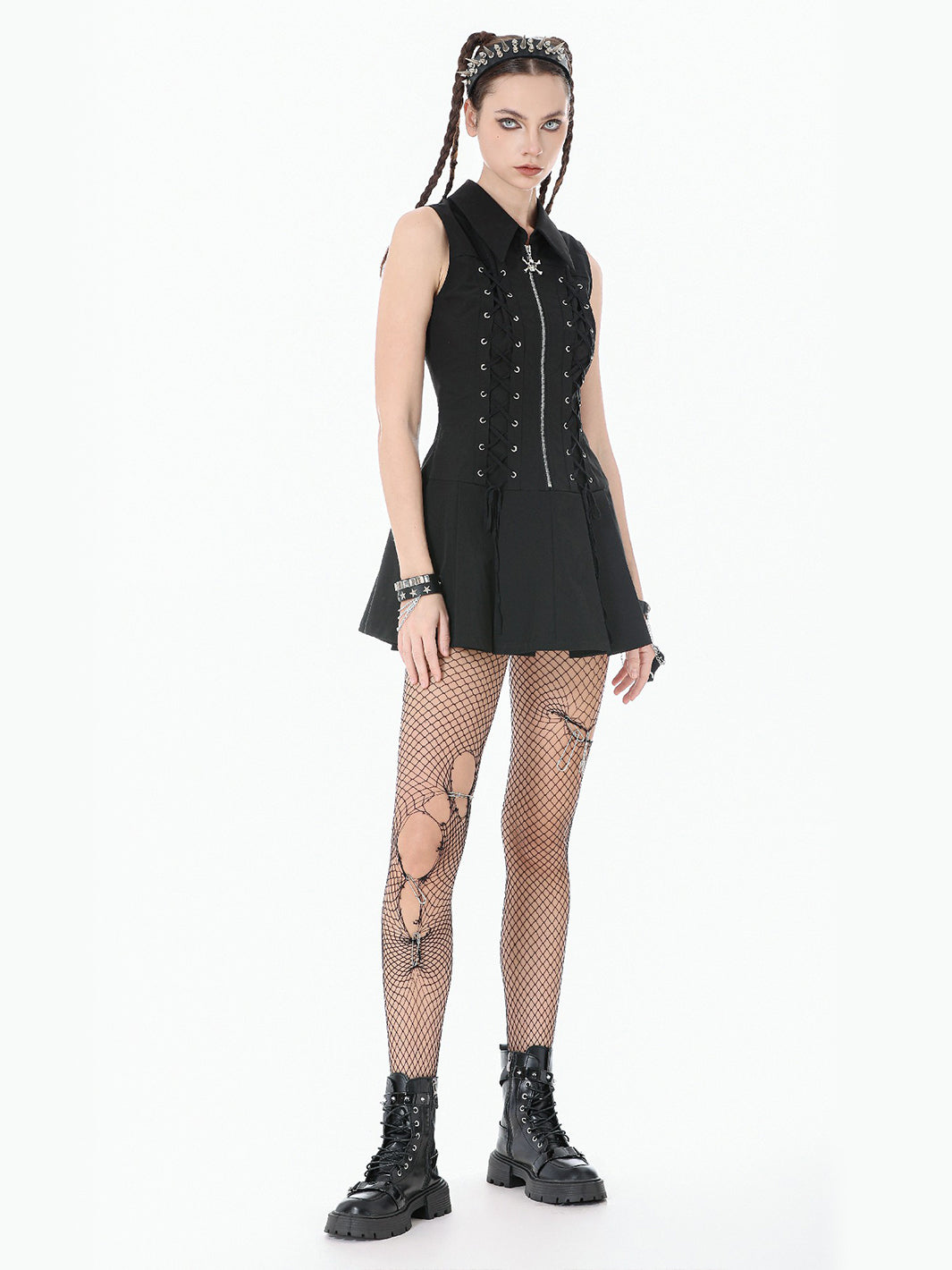 BLACKOUT MINI DRESS