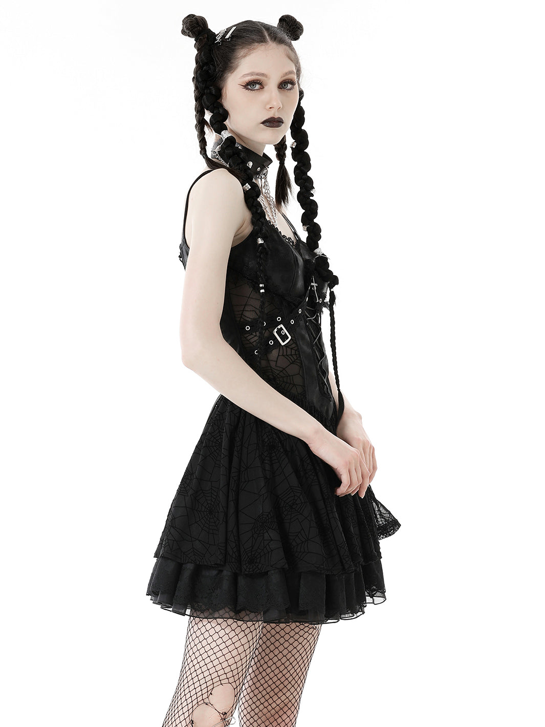 SPIDERWEB LACE DRESS