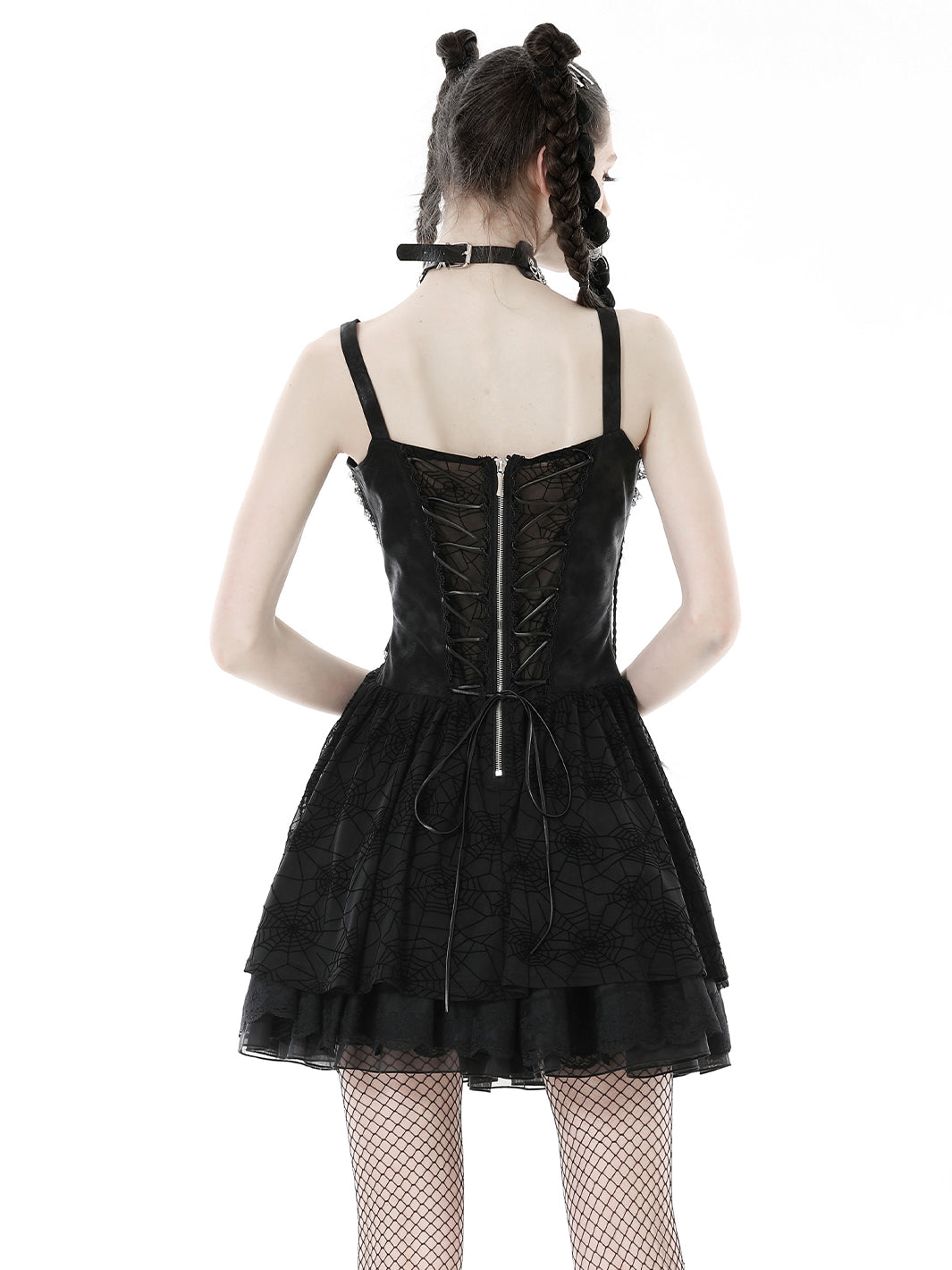 SPIDERWEB LACE DRESS