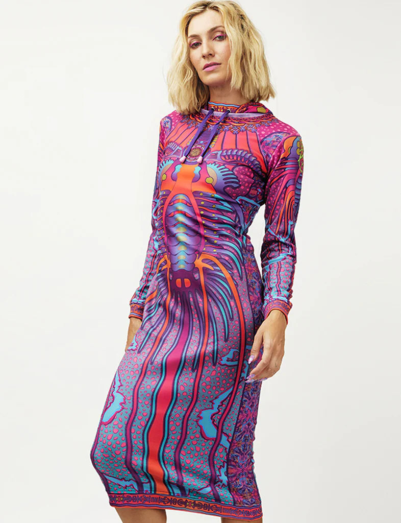 CRYPTIC FREQUENCY JUMPER DRESS