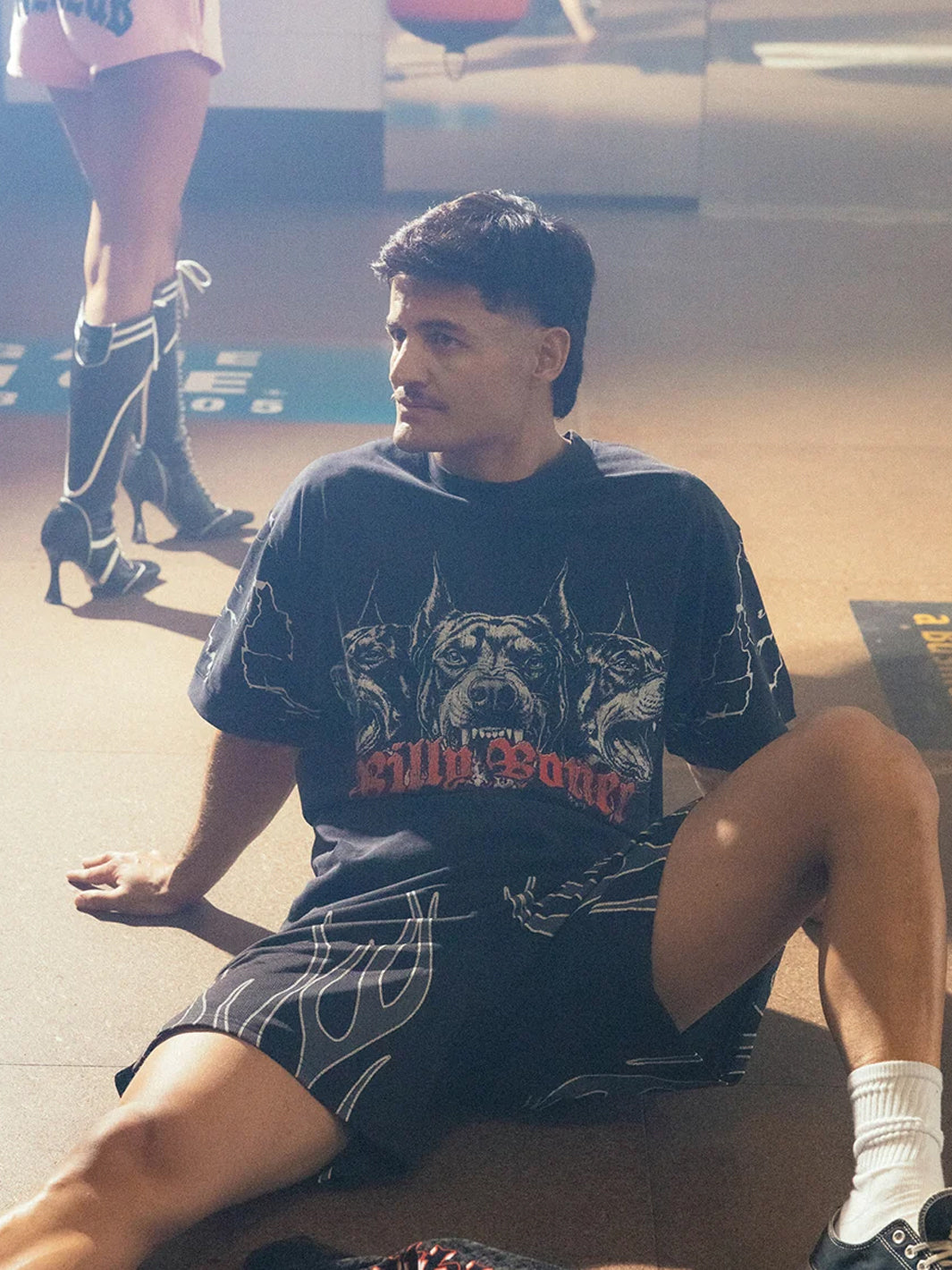 FLAMED BALLER SHORTS - BLACK