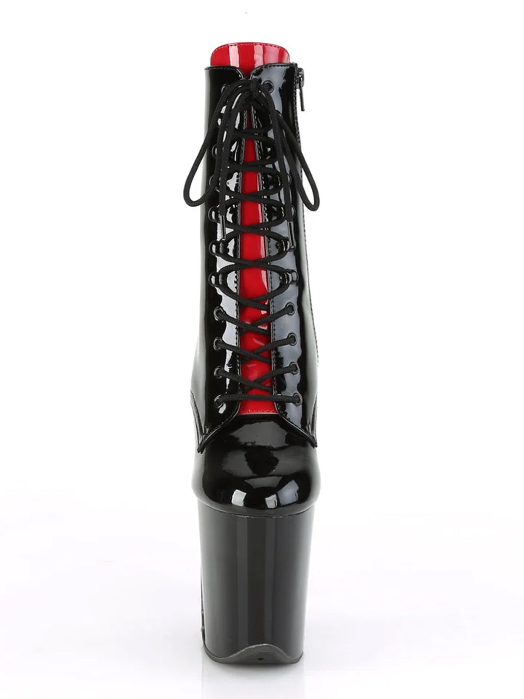 FLAMINGO-1020FH - BLACK PATENT/RED