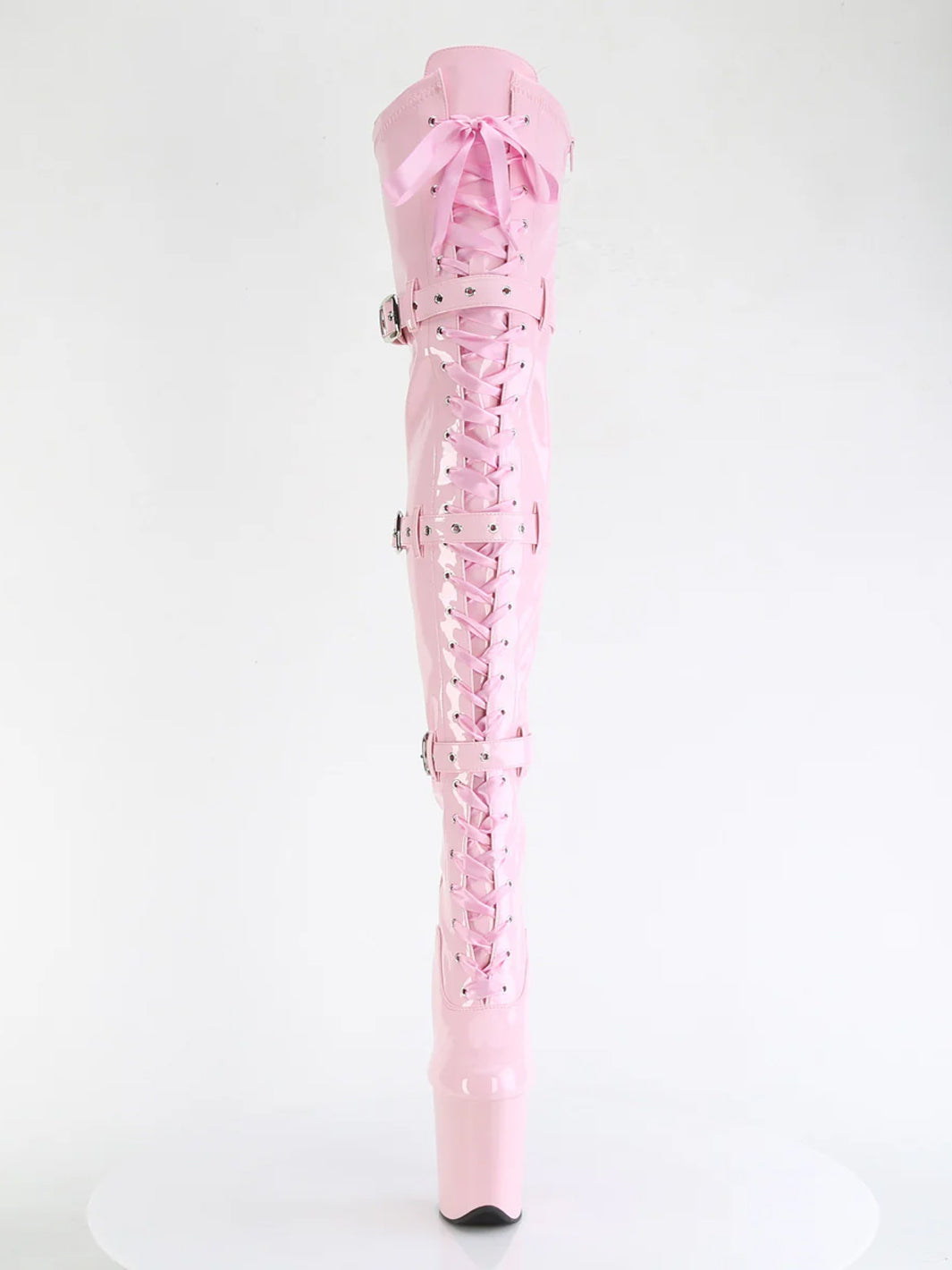 FLAMINGO-3028 - PINK STRETCH PATENT ✰ PRE ORDER ✰