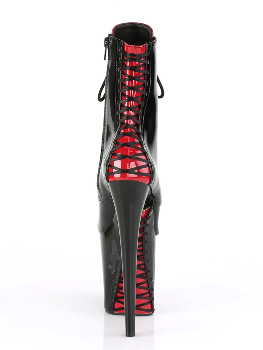 FLAMINGO-1020FH - BLACK PATENT/RED