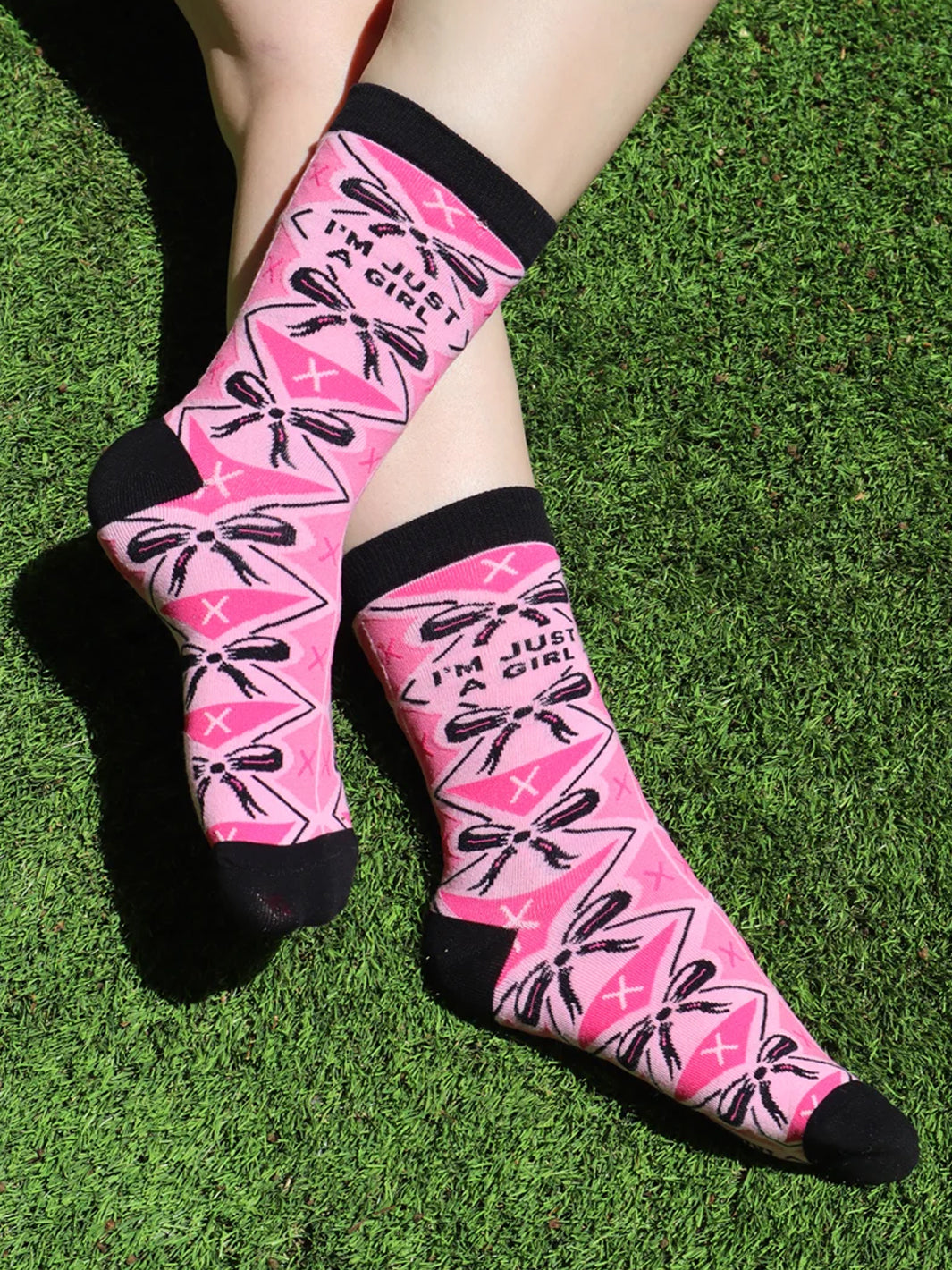 I'M JUST A GIRL SOCKS