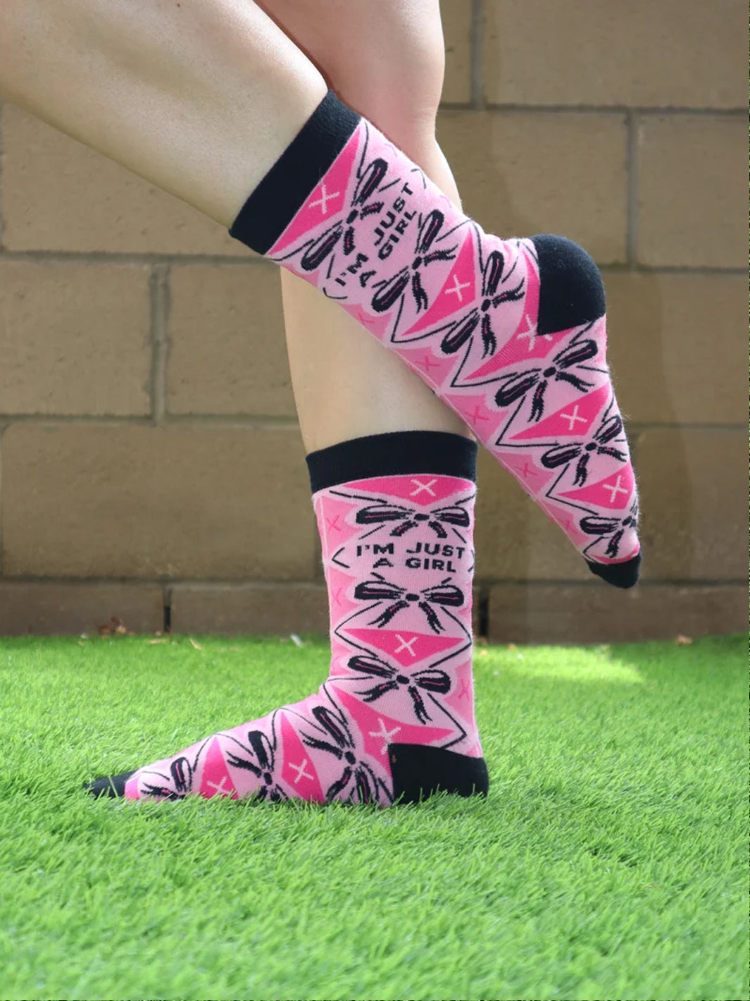 I'M JUST A GIRL SOCKS