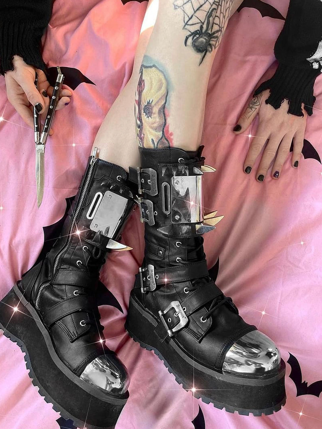Gravedigger Demonia Boots Size Grave Digger Demonias Demonia Grave