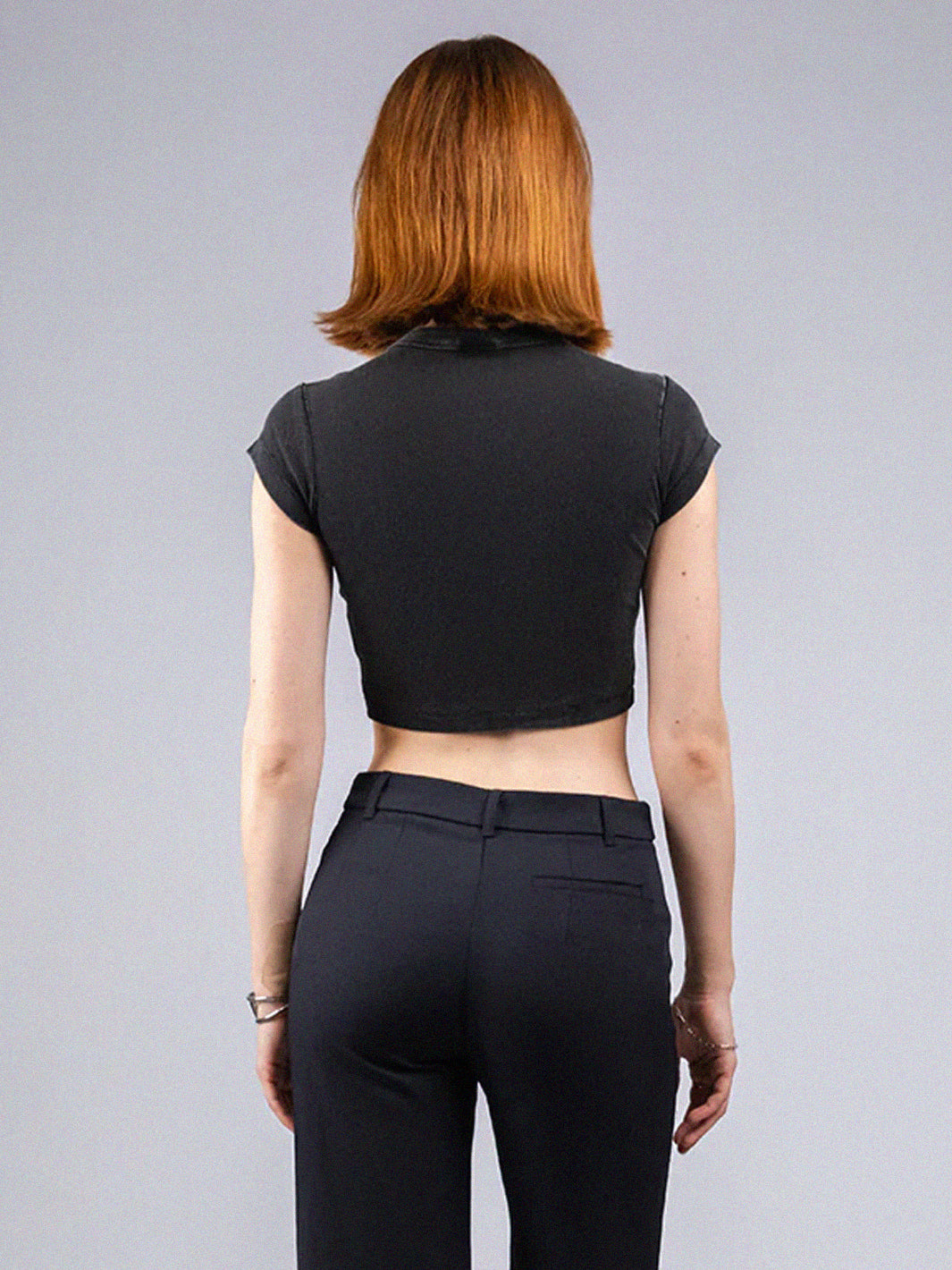 GOTHIC BABY TEE - VINTAGE BLACK