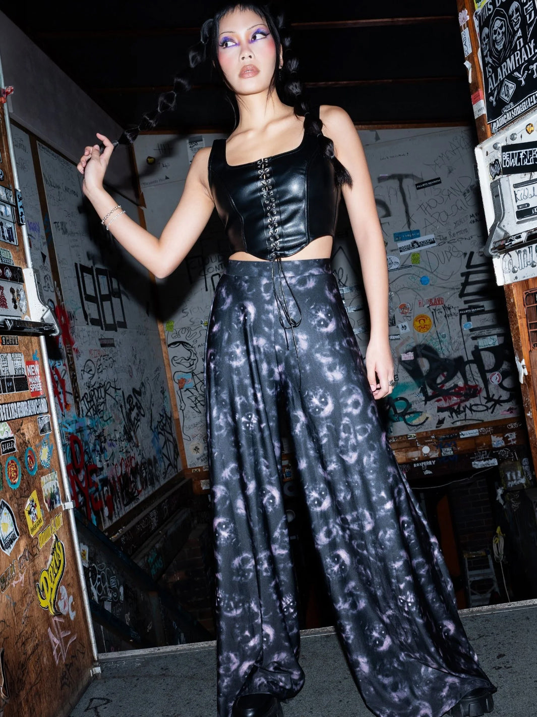 Horror Bound Palazzo Pants