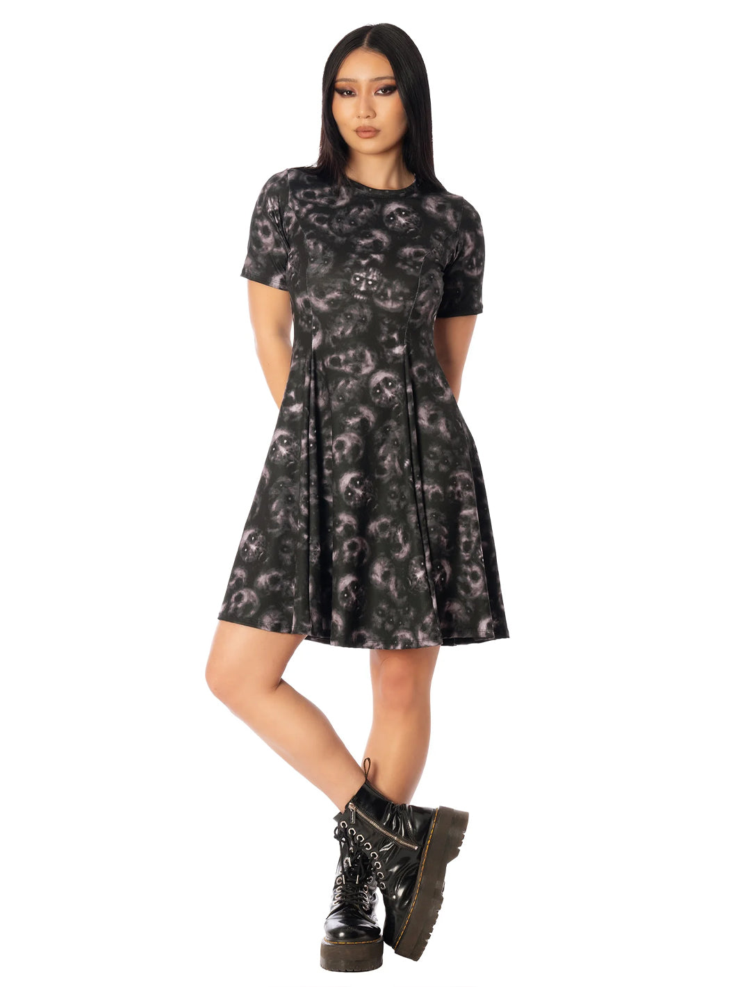 Horror Bound Longline Evil Tee Dress