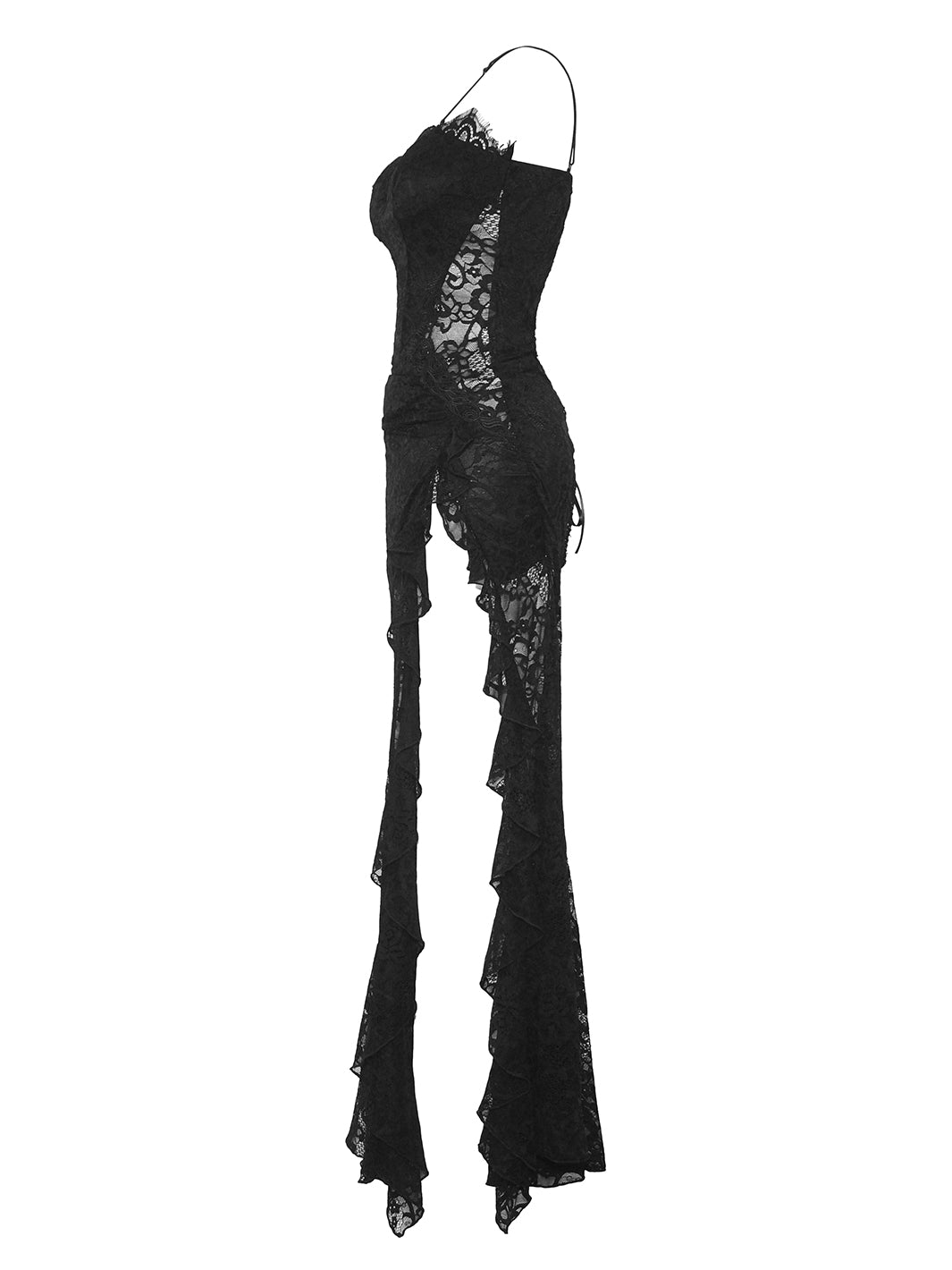 BLACK PARADE LACE MAXI DRESS