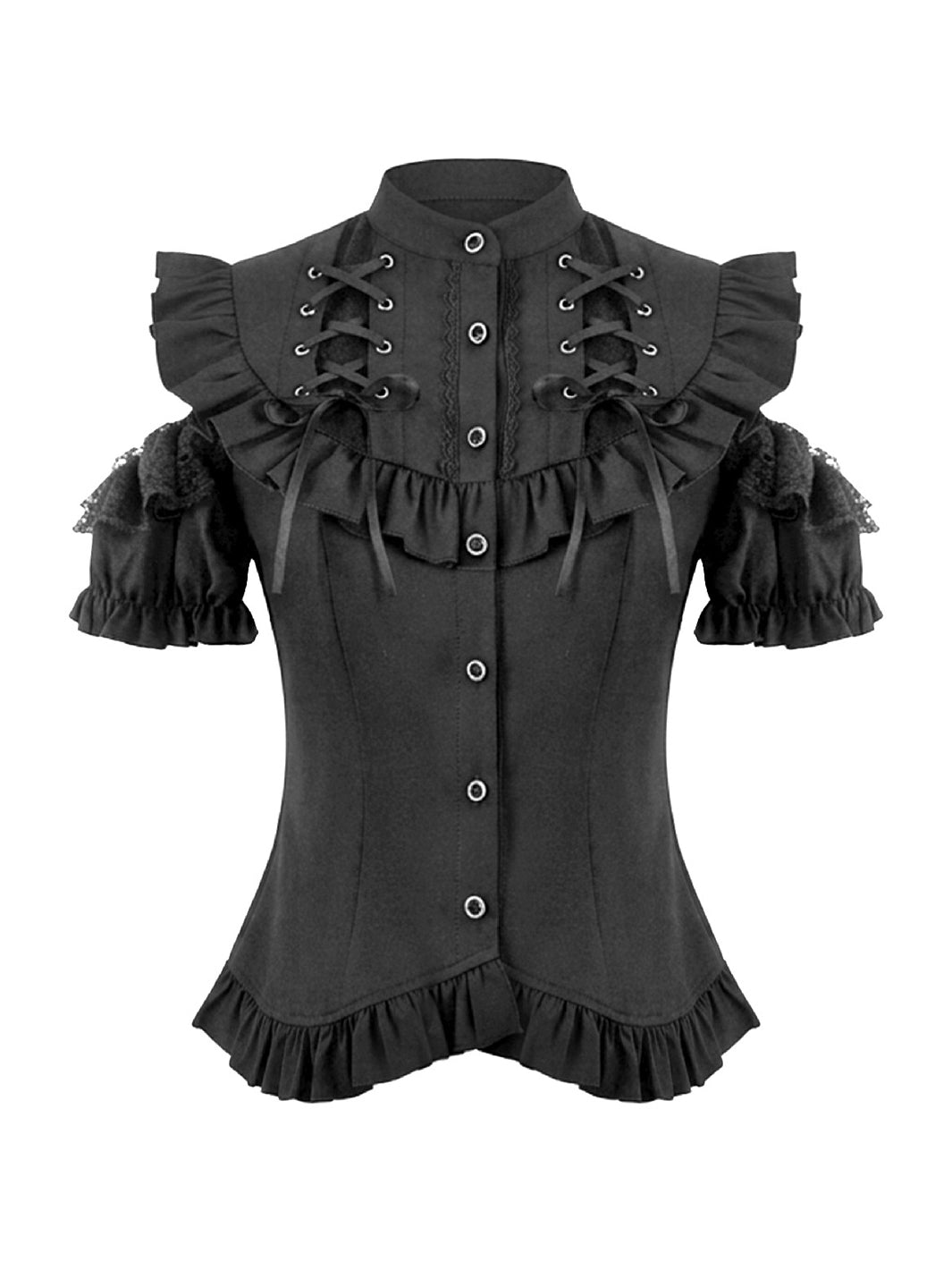SALEM RUFFLE BLOUSE
