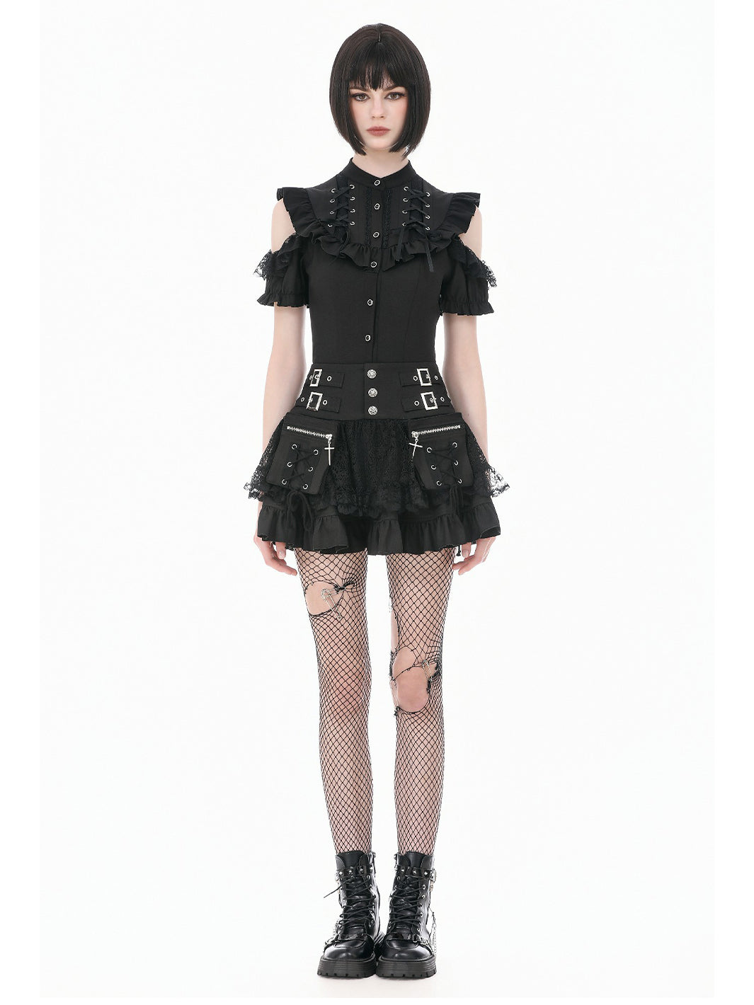 SALEM RUFFLE BLOUSE