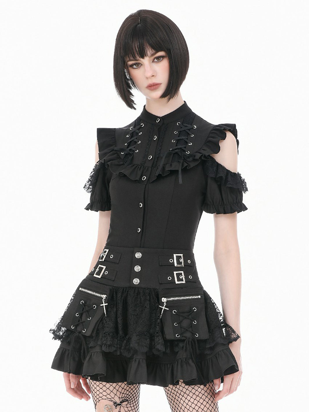 SALEM RUFFLE BLOUSE