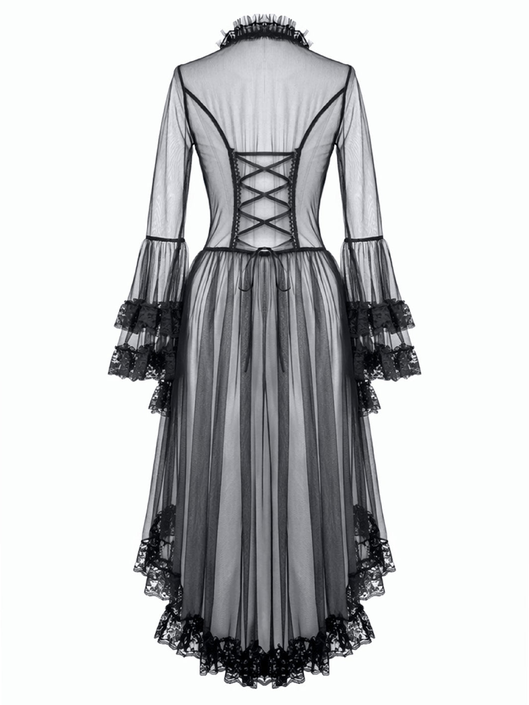 PHANTOM SHEER LACE ROBE