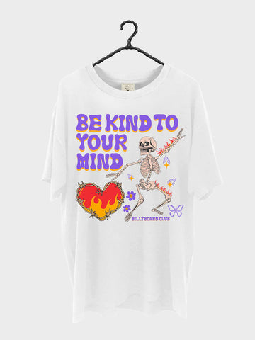 BE KIND TO YOUR MIND TEE - VINTAGE WHITE